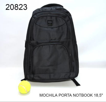 Imagen de MOCHILA UNICROSS NEGRA PORTA NOTBOOK 18.5" 6.24